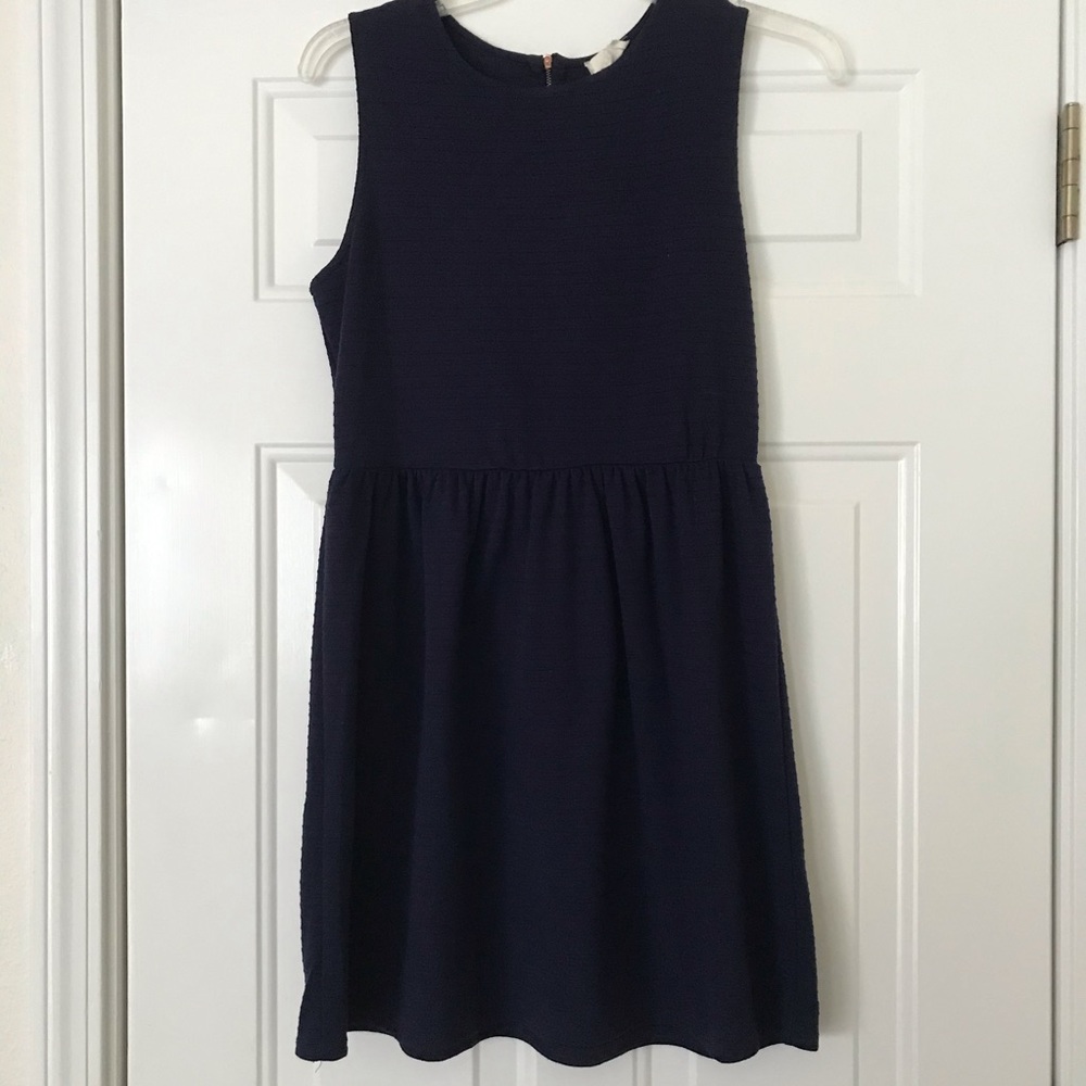 One Clothing brand navy blue ribbed dress